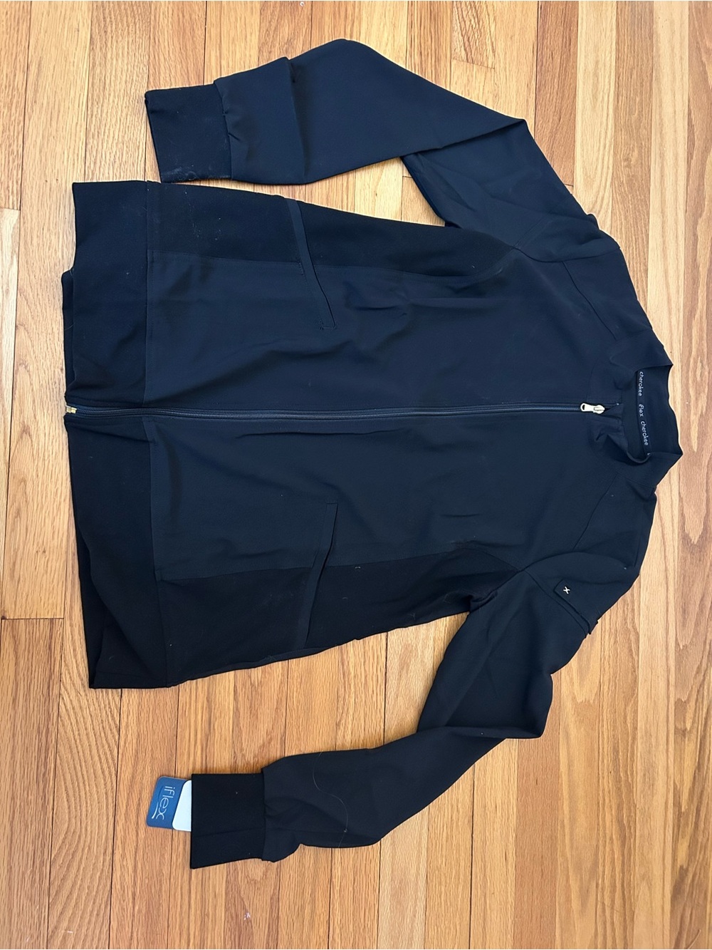 Cherokee Black iflex Zip-Up Jacket